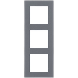 Изображение товара Рамка 3-постовая стекло серый Kollinger Asthetik AS3GY