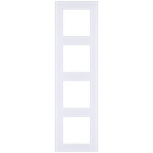 Изображение товара Рамка 4-постовая стекло белый Kollinger Asthetik AS4WH