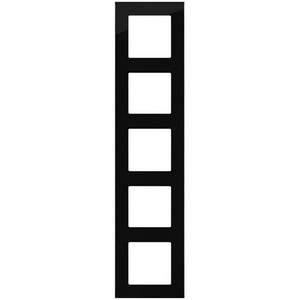 Изображение товара Рамка 5-постовая стекло черный Kollinger Asthetik AS5BK