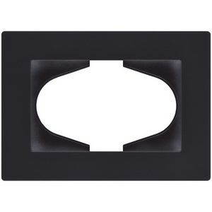Изображение товара Рамка для двойной розетки черный матовый Kollinger Aspekt AT120BM