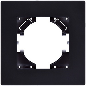 Изображение товара Рамка 1-постовая черный Kollinger Aspekt AT1BK