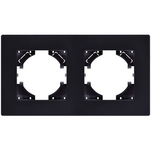 Изображение товара Рамка 2-постовая черный Kollinger Aspekt AT2BK
