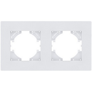 Изображение товара Рамка 2-постовая белый Kollinger Aspekt AT2WH