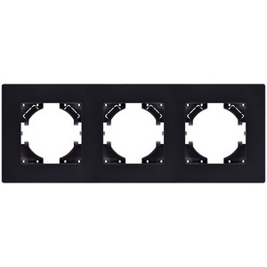 Изображение товара Рамка 3-постовая черный Kollinger Aspekt AT3BK