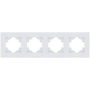 Изображение товара Рамка 4-постовая белый Kollinger Aspekt AT4WH
