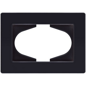 Изображение товара Рамка для двойной розетки черный Kollinger Eleganz Acryl EA120BK