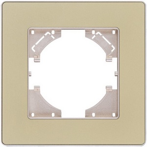 Изображение товара Рамка 1-постовая золотой Kollinger Eleganz Acryl EA1GD