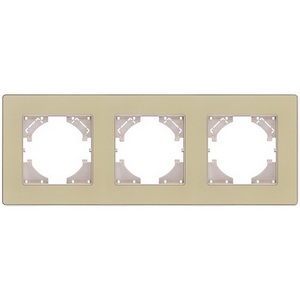 Изображение товара Рамка 3-постовая золотой Kollinger Eleganz Acryl EA3GD