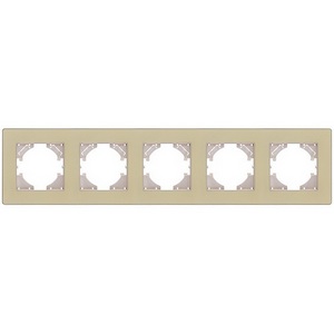 Изображение товара Рамка 5-постовая золотой Kollinger Eleganz Acryl EA5GD