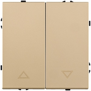 Изображение товара Механизм управления жалюзи 2-клавишный золотой Kollinger Eclipse EC-013GD