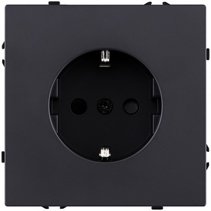 Изображение товара Розетка штепсельная SCHUKO 16A/250 В черный матовый Kollinger Eclipse EC-014BK