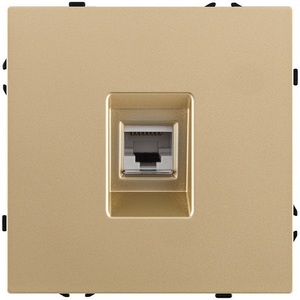 Изображение товара Розетка Ethernet RJ45 золотой Kollinger Eclipse EC-017GD