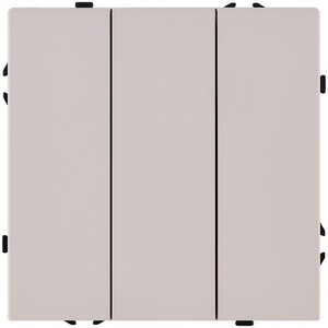 Изображение товара Выключатель трехклавишный (кашемир матовый) Kollinger Eclipse EC-710CM