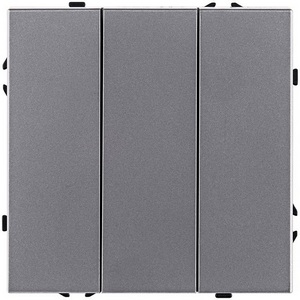 Изображение товара Выключатель трехклавишный (серый) Kollinger Eclipse EC-710GY