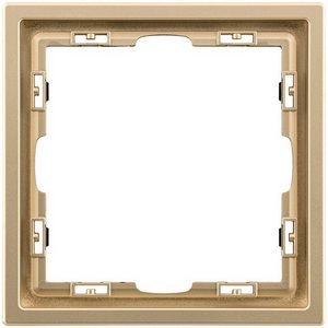 Изображение товара Рамка 1-постовая золотой Kollinger Eclipse EC1GD