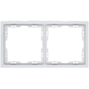 Изображение товара Рамка 2-постовая белый глянцевый Kollinger Eclipse EC2WG