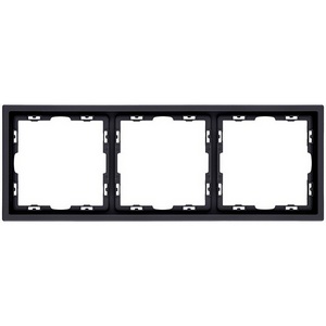 Изображение товара Рамка 3-постовая черный матовый Kollinger Eclipse EC3BK