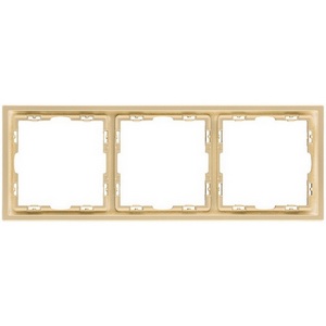 Изображение товара Рамка 3-постовая золотой Kollinger Eclipse EC3GD