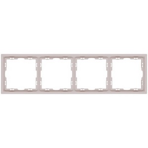 Изображение товара Рамка 4-постовая кашемир матовый Kollinger Eclipse EC4CM