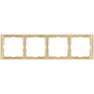 Изображение товара Рамка 4-постовая золотой Kollinger Eclipse EC4GD