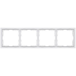 Изображение товара Рамка 4-постовая белый матовый Kollinger Eclipse EC4WH
