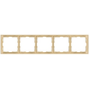 Изображение товара Рамка 5-постовая золотой Kollinger Eclipse EC5GD