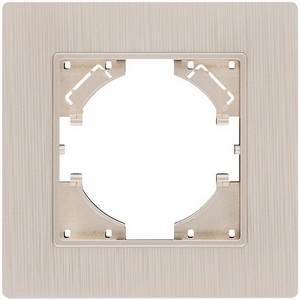 Изображение товара Рамка 1-постовая золотой Kollinger Eleganz Plex EP1GD