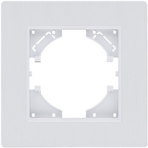 Изображение товара Рамка 1-постовая белый Kollinger Eleganz Plex EP1WH
