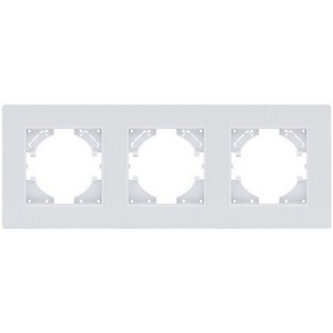 Изображение товара Рамка 3-постовая белый Kollinger Eleganz Plex EP3WH