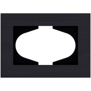 Изображение товара Рамка для двойной розетки черный Kollinger Reflex AL RA120BK