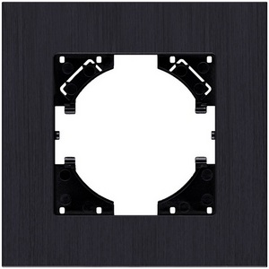 Изображение товара Рамка 1-постовая черный Kollinger Reflex AL RA1BK