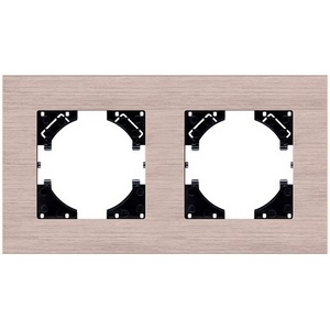 Изображение товара Рамка 2-постовая золотой Kollinger Reflex AL RA2GD