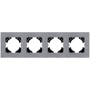 Изображение товара Рамка 4-постовая серый Kollinger Reflex AL RA4GY