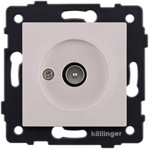 Изображение товара Розетка TV (папа) кашемир матовый Kollinger REA-007CM для Aspekt, Eleganz, Reflex