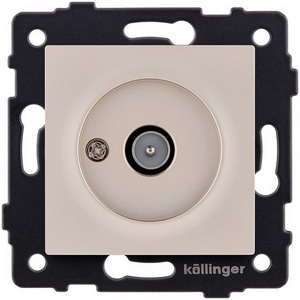 Изображение товара Розетка TV (папа) золотой Kollinger REA-007GD для Aspekt, Eleganz, Reflex