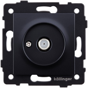 Изображение товара Розетка спутниковая SAT черный Kollinger REA-020BK для Aspekt, Eleganz, Reflex