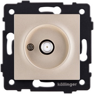 Изображение товара Розетка спутниковая SAT золотой Kollinger REA-020GD для Aspekt, Eleganz, Reflex