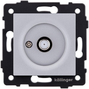 Изображение товара Розетка спутниковая SAT серый Kollinger REA-020GY для Aspekt, Eleganz, Reflex