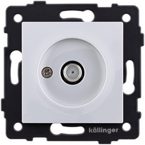 Изображение товара Розетка спутниковая SAT белый Kollinger REA-020WH для Aspekt, Eleganz, Reflex
