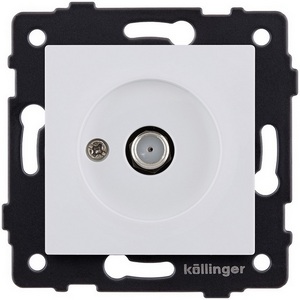 Изображение товара Розетка спутниковая SAT белый матовый Kollinger REA-020WM для Aspekt, Eleganz, Reflex