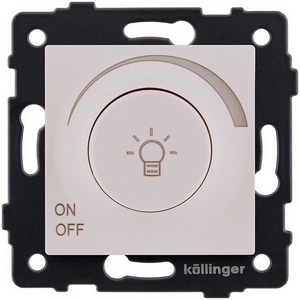 Изображение товара Светорегулятор универсальный 500W кашемир матовый Kollinger REA-027CM для Aspekt, Eleganz, Reflex