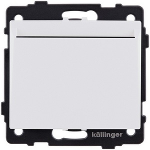 Изображение товара Карточный выключатель механический белый матовый Kollinger REA-041WM для Aspekt, Eleganz, Reflex