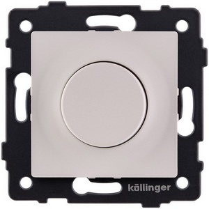 Изображение товара Светорегулятор для светодиодных ламп проходной 500W кашемир матовый Kollinger REA-048CM для Aspekt, Eleganz, Reflex