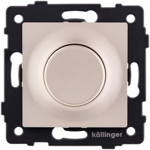 Изображение товара Светорегулятор для светодиодных ламп проходной 500W золотой Kollinger REA-048GD для Aspekt, Eleganz, Reflex