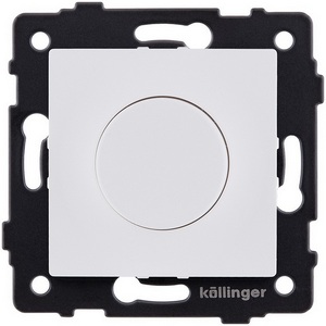 Изображение товара Светорегулятор для светодиодных ламп проходной 500W белый матовый Kollinger REA-048WM для Aspekt, Eleganz, Reflex