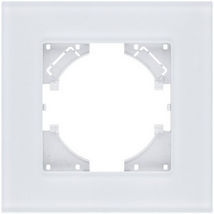 Изображение товара Рамка 1-постовая стекло белый Kollinger Reflex MG RM1WH