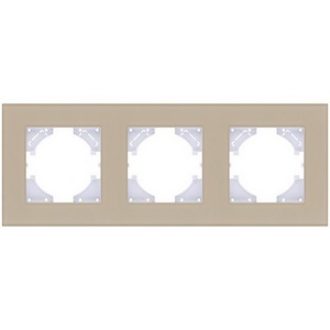 Изображение товара Рамка 3-постовая стекло золотой Kollinger Reflex MG RM3GD