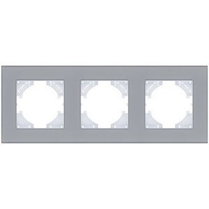 Изображение товара Рамка 3-постовая стекло серый Kollinger Reflex MG RM3GY