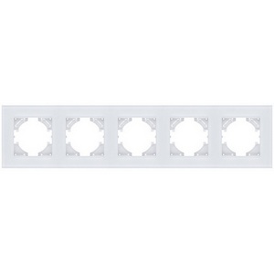 Изображение товара Рамка 5-постовая стекло белый Kollinger Reflex MG RM5WH