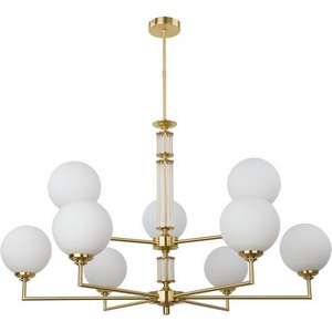 Изображение товара Потолочная люстра на штанге Kutek Artu Glass ART-ZW-9(ZM)G шарики